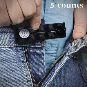 Jeans Waist Extender, 5 Counts Portable Button, SewingAccessories for Men & Women, Pants Size Adjuster, SewingAccessories & Haberdashery
