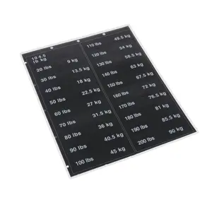 Weight Stickers, Weight Stack Labels, Fitness Equipment Weight Tags, 10lbs to 200Ibs Number Stickers for Gym