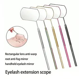 Stainless Steel Multi-Functional Eyelash Extension Mirror, Makeup Mirror for Beauty, Eyelash Artist Tool, Cosmetic Accessories