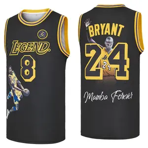 Men's 8 Legend 24 Forever 1996-2016 Fashion Basketball Jersey Game Day
