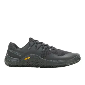 Merrell Womens Trail Glove 7 Trail Running Sneakers Shoes - Black