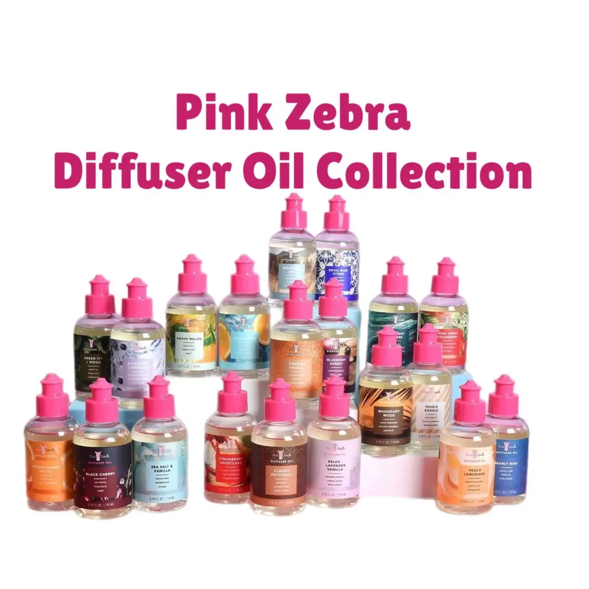 Pink Zebra - Diffuser Oil - Scent your home with non toxic oil for your diffuser! Fragrance Freshener Aroma Perfume Scented