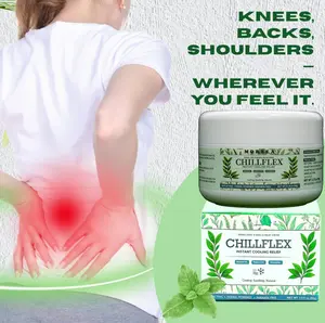 CHILLFLEX 3% Menthol Pain Relief Balm 99g - Cooling Soothing Ointment for Muscle Aches, Joint Discomfort, Headaches & Minor Pains