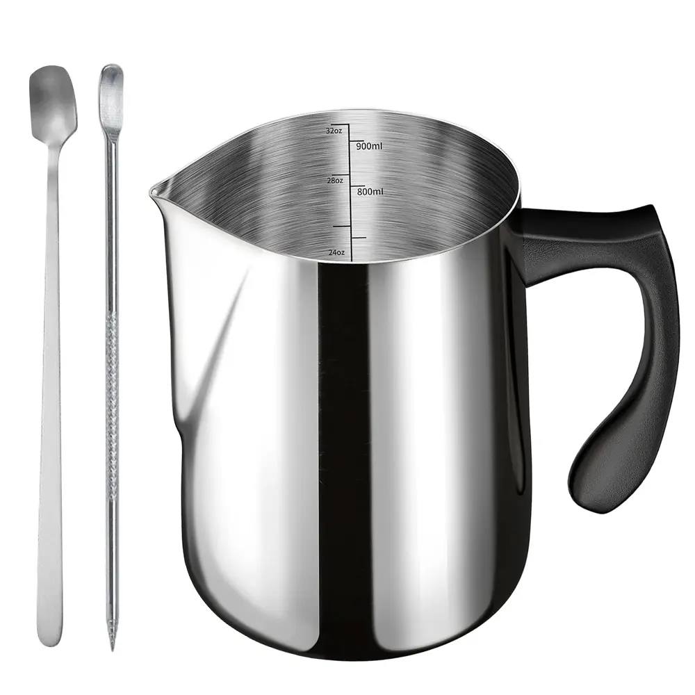 3Pcs Stainless Steel Candle Making Pouring Pot - 32oz Double Boiler Pitcher with Heat-Resistant Handle, Dripless Spout, Dual Scale Display for Birthdays, Christmas, Engagement Parties, Families (Home Improvement)