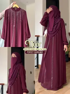 Elegant Burgundy Long Sleeve Stand-Up Collar Evening Party Dress for Women Formal Party Wear