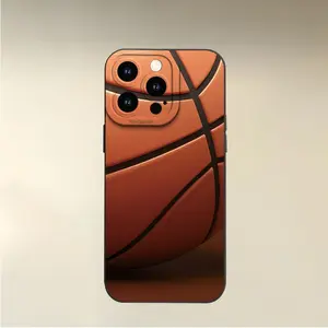 Phone case: Basketball pattern matte texture phone case, shockproof and wear-resistant, suitable for iPhone 17/17Air/17ProMax/17Pro/16/15/14/13/12/11 ProMax models, a birthday gift suitable for both men and women