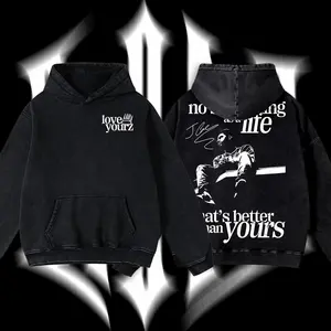 [MusicStyle] J. Cole Love Yourz Lyric Graphic T-Shirt, Dreamville Inspired Hip-Hop Rap Shirt, High-Quality Soft Cotton Tee, Motivational Quote “No Such Thing as a Life That’s Better Than Yours”, Cole World Fan Merch Streetwear Graphic Tee