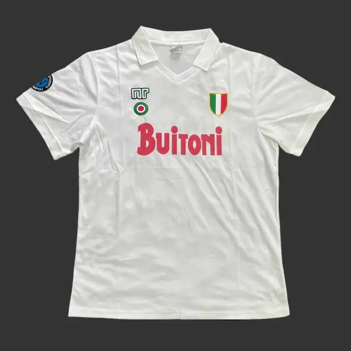 Retro 1987/88 White Jersey #10 Diego