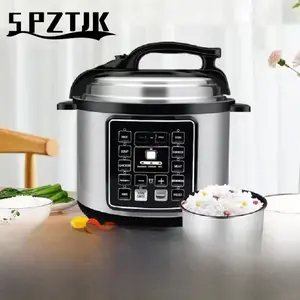 Electric Pressure Cookers, Multi-Functional Electric Pressure Cooker, Steamer, Warmer & Sterilizer, Saute, Slow Cooker, Rice Cooker, Yogurt Maker, Egg Cooker, Stainless Steel Construction