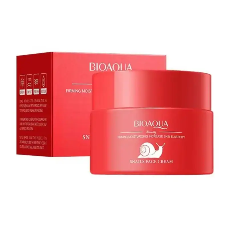 Snail Facial Cream - Mineral Oil-Infused Gentle Lightweight Daily Moisturizer for Dry Adults, 24-Month Firming Hydrate & Smooth Repair Formula, All Skin Types Single Item Moisturizing Face Care with Long-Lasting Effects