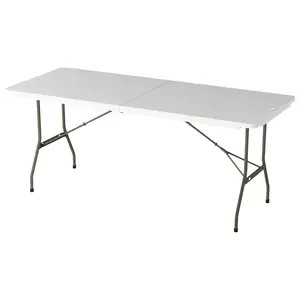 Lavish Home 6-Foot Folding Table Indoor and Outdoor Table