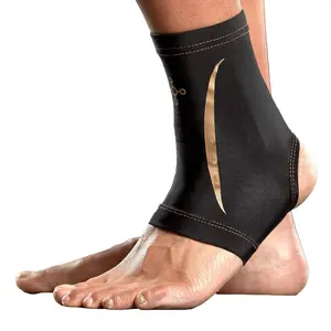 Tommie Copper Ankle Compression Sleeve (L\/XL), 15-20 mmHg, 4D Stretch & Non-Slip Fit for Targeted Support, Patented Copper Znergy Fabric, Anti-Odor Benefits, Breathable Design