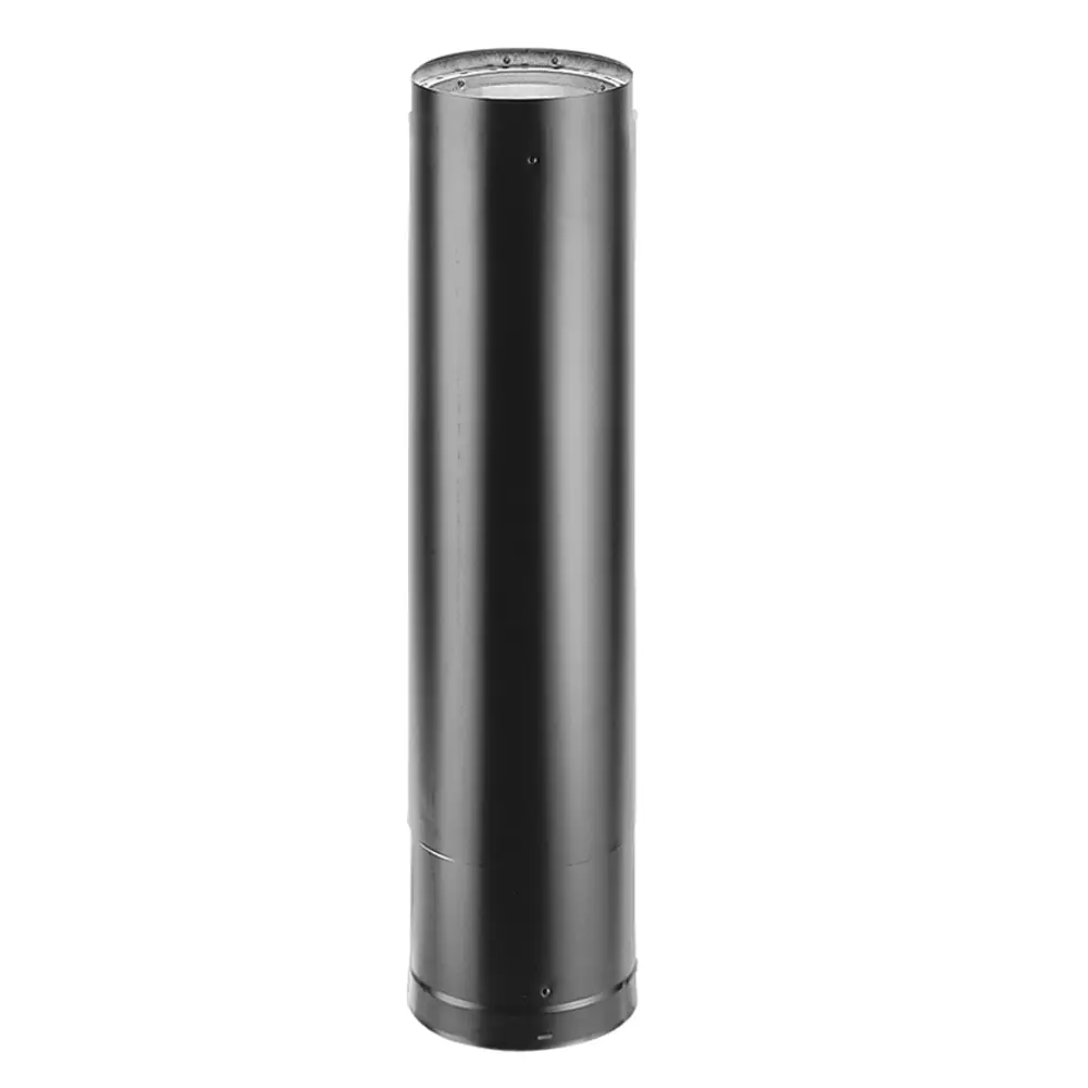 DuraVent 8DBK-24 Inner Single Wall DuraBlack Stove Pipe, 8 in. Dia. Aftermarket Exhaust Pipe - 24 in. Length, Aftermarket Exhaust Pipes