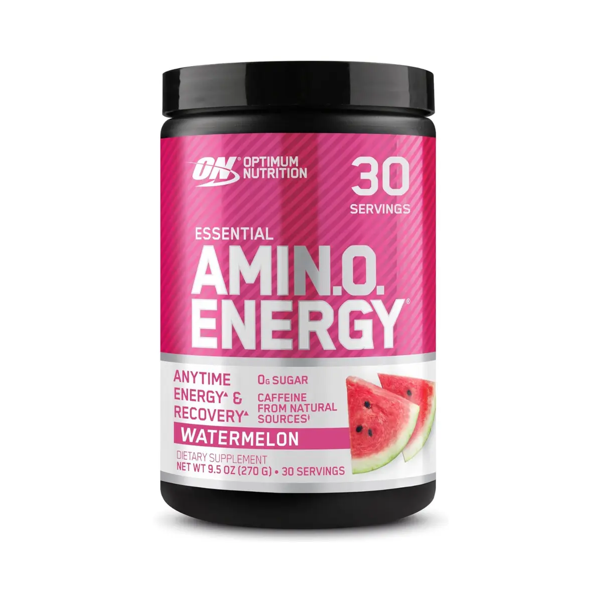 Optimum Nutrition Amino Energy - Pre Workout with Green Tea, BCAA, Amino Acids, Keto Friendly, Green Coffee Extract, Energy Powder - Watermelon, 30 Servings (Packaging May Vary)