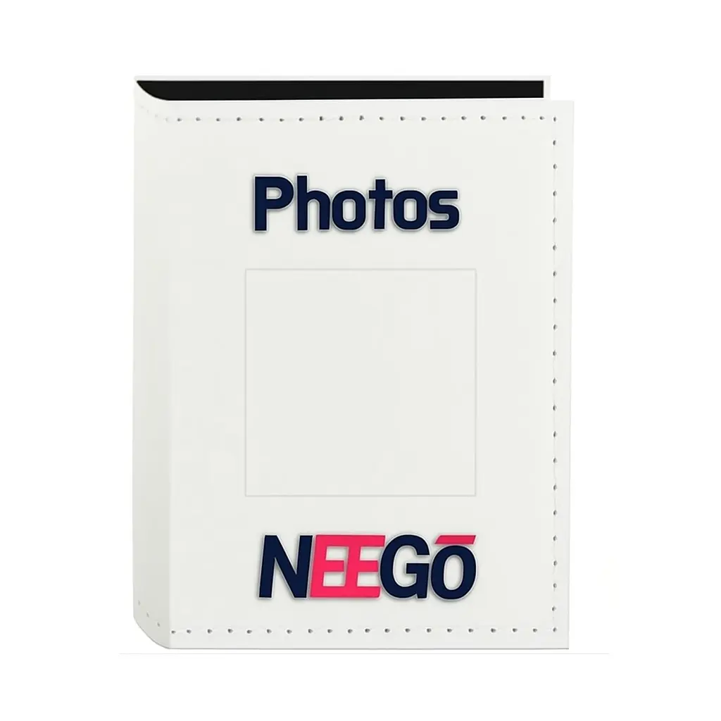 NeeGo | Mini Photo Album for Fujifilm Instax Mini Film Polaroid Snap Instant Camera Photos White 2.1 x 3.4 Compact Organizer for Collectors and Users - Decor