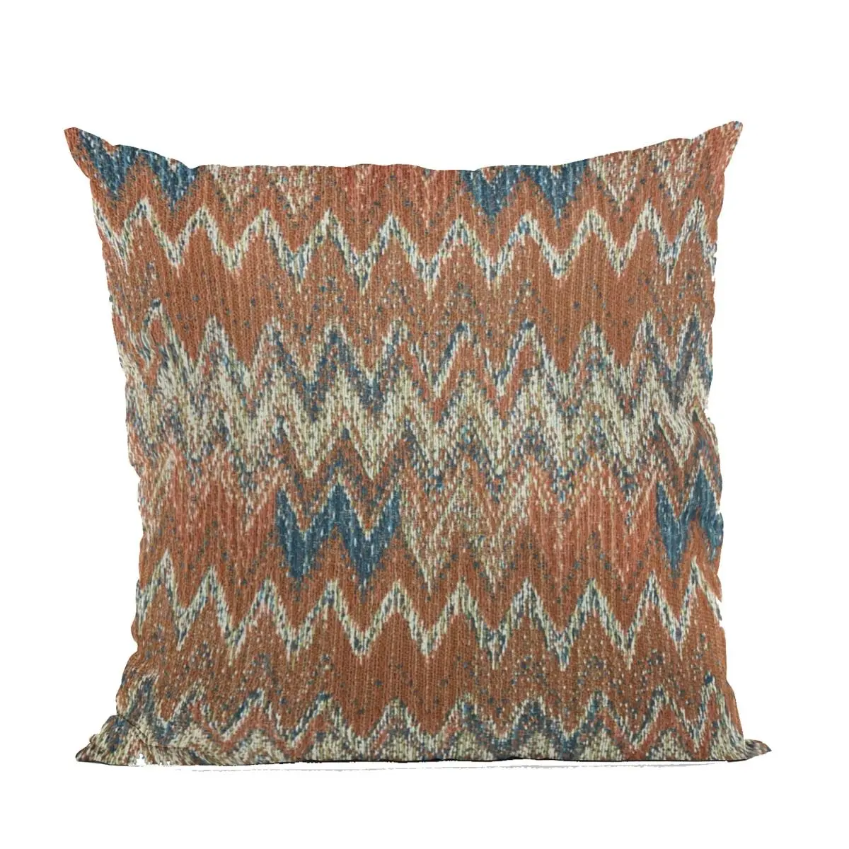 Plutus Brands PBRA2427-1220-DP Multi Color Wave Chevron Luxury Throw Pillow - 12 x 20 in.