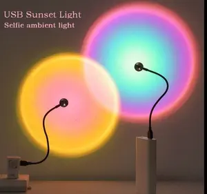 Viral Sunset Light Projector with Multiple Colors for Home Improvement and Novelty Lighting