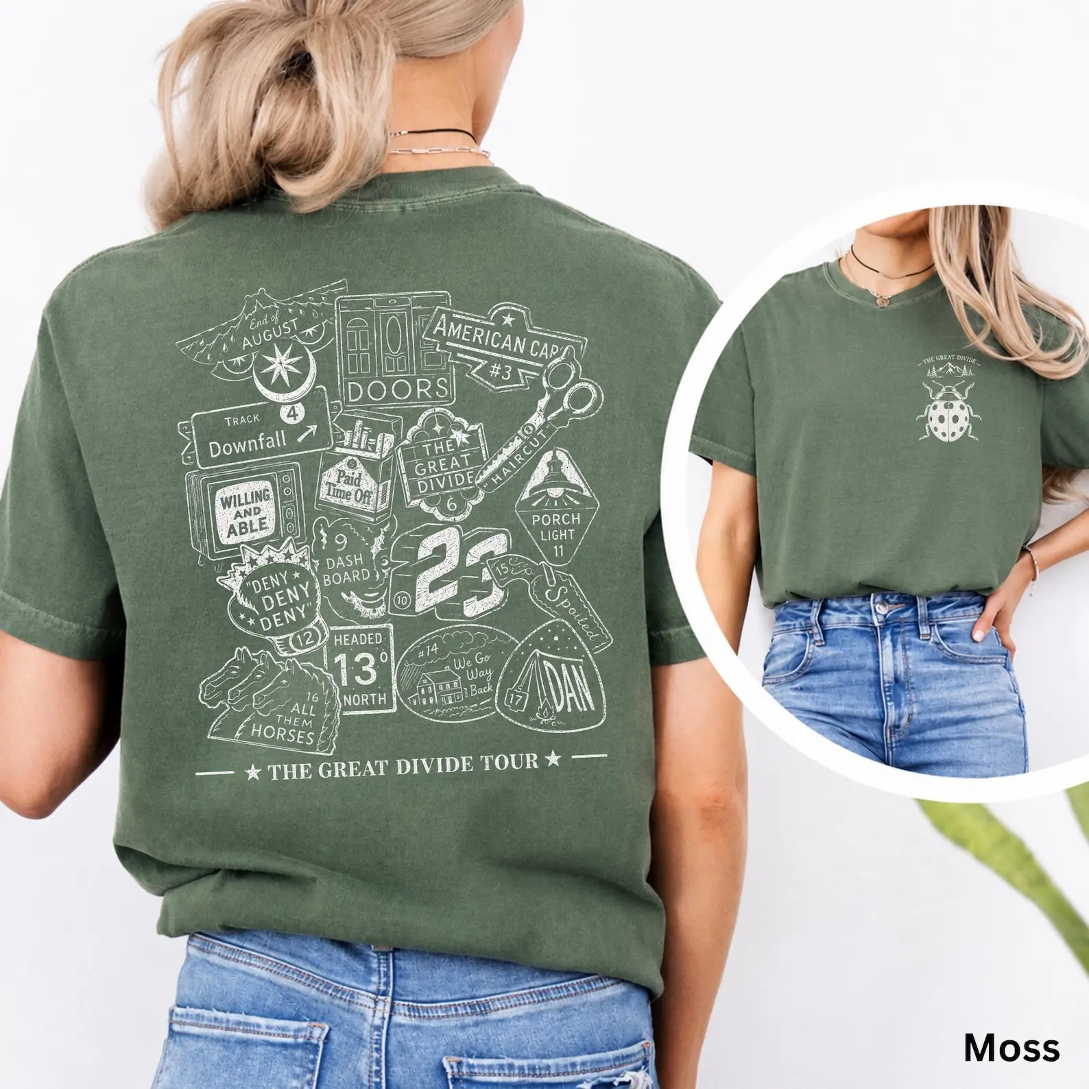 Great Divide Tour 2026 Shirt, NK Fan Tee, Last of the Bugs 2026 Graphic T-Shirt, Vintage American Country Aesthetic | Comfort Colors