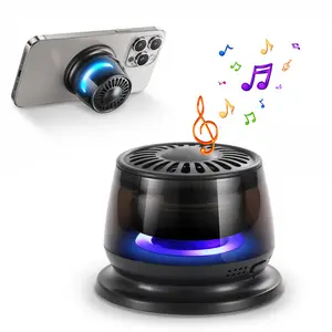 G200 Magnetic Bluetooth Speaker,Portable Mini Bluetooth Speaker with Phone Stand,Game Mode,7H Playtime,TWS,RGB Light,Perfect Teen Gift for Camping & Home Decor