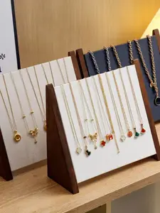 New Slanted Necklace Display Stand, Bracelet Pendant Showcase Board, Ring Jewelry Holder, 1pc Jewellery Display Rack
