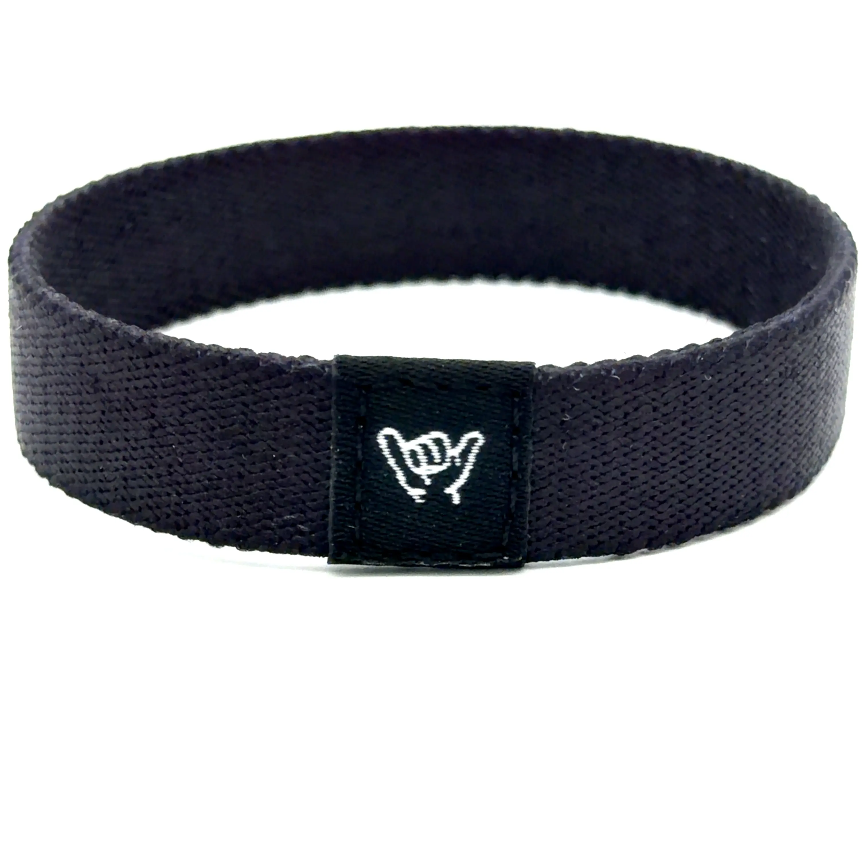 Jet Black Wristband Bracelet