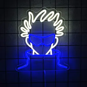 Cartoon characters Neon Signs Anime Neon Lights Neon Illumination for Wall Decor Art Bedroom Man Cave Decor Man Gave Party Game Children Kids Holiday Gift