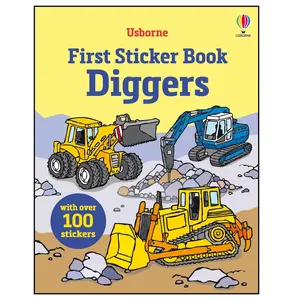 First Sticker Book Diggers: A Colorful Sticker Activity Book About Diggers for Kids (Ages 3-5)