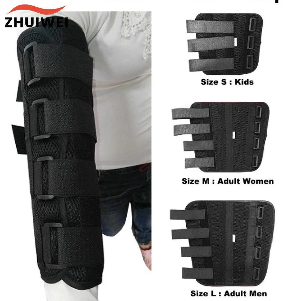 Adjustable Elbow Support Nighttime Elbow Brace Splint Immobilizer Stabilizer for Ulnar Nerve Entrapment &Cubital Tunnel Syndrome