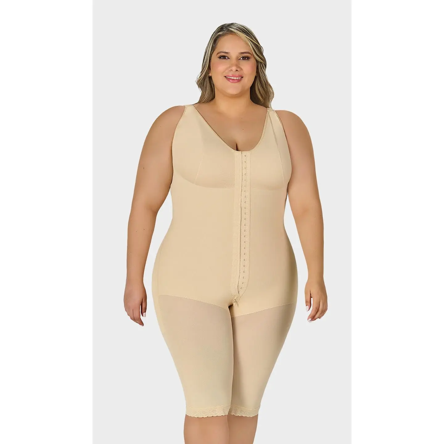 F-0120 - Knee-length faja with bra