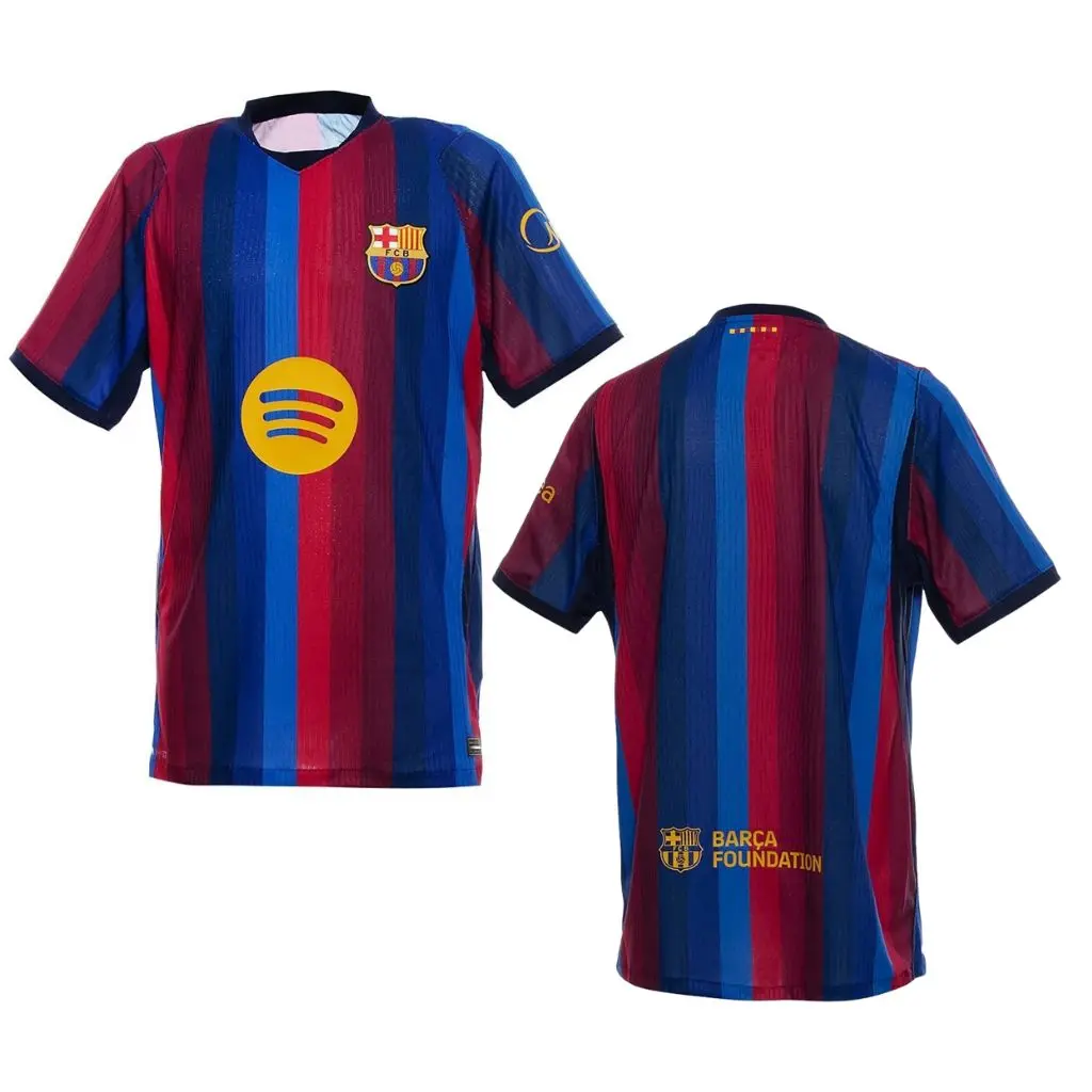 Barcelona Jersey 2026-2027 – Men's Soccer Fan Top, Premium Football Supporter Shirt, Blue Red Match Day Apparel