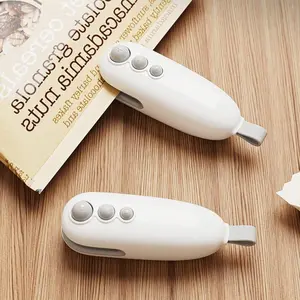 Dual-Purpose Rechargeable Compact Stainless Steel Portable Sealing Machine & Bag Cutter, Kitchen Gadget for Snacks, Coffee Packaging Food Storage Sealing Device, Dual-Purpose Use