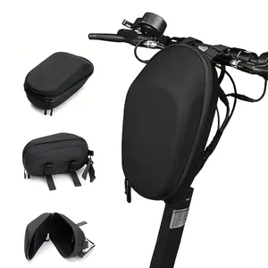 Electric Scooter Handlebar Bag Large Capacity Storage Pouch, Durable Easy Install, Ideal for Commuting and Travel Use