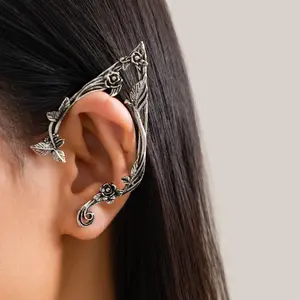 Elf Earrings Jewelry Ins Style Elf Irregular Alloy Earrings Punk Style Geometric Earrings Versatile