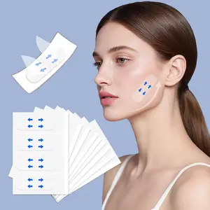 80Pcs Face Lifting Tape,Face Lift Tape Invisible,Makeup Facelift Invisible Behind Turkey Neck