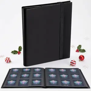 Trading Card Binder 9-Pocket Side-Loading Album, Holds 360 Cards, Sports & Pokémon Card Binder Folder Compatible with MTG, TCG & Standard Size Cards
