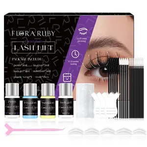 Eyelash Perm Kit, 1 Box Eyelash Lift Kit with Detailed Instruction, Professional Eyelash Perm Kit, Achieve Salon-Quality Lashes Lift with Safe and Effective Result, Makeup