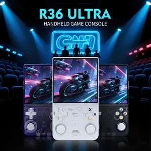 2026 Trendsetter R36 Ultra Handheld Game Console, Clear 4-Inch Display, Expert Gaming Chipset, Hall Joystick, Dual Joysticks, Portable, Compact Design