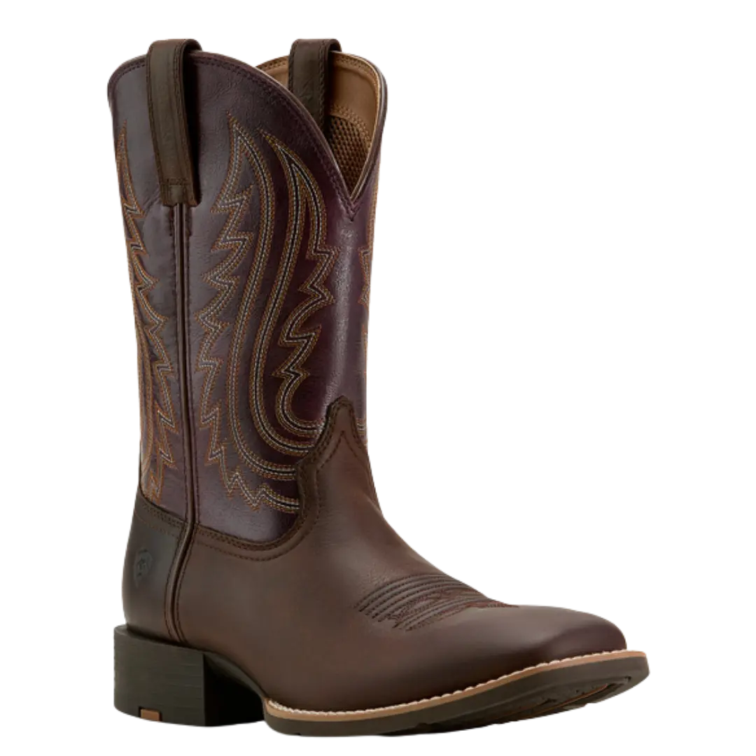 Ariat Men's Sport Big Country Barley Brown Cowboy Boot 10061172
