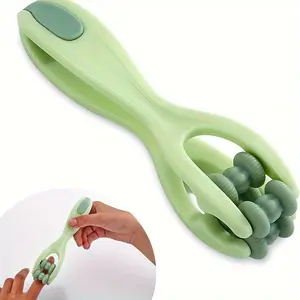 Silicone Massage Roller for Hands, Palm & Wrist - Relief Roller Ideal for Carpal Tunnel, and Trigger Point - Comfortable Finger Massager with Soft Silicone Rollers, Massage Tools for Hand Massage