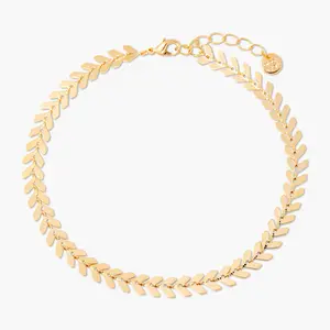 Brynn Anklet in Gold by Brook and York Jewelry
