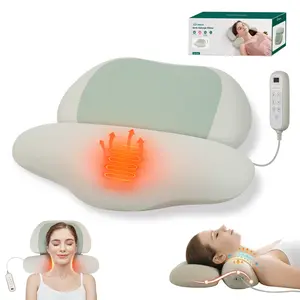 Snailax Cordless Neck Massager with Heat & Adjustable Air Support Cervical Traction Pillow, Neck Massager for Pain Relief Deep Tissue, Low Noise, Remote Control Neck Hump Corrector for Women, Men