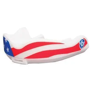 Fightdentist Junior Boil & Bite Mouth Guard for Boxing and Martial Arts Stars & Stripes Mouthguards with U.S.A. Design and SportShield Technology