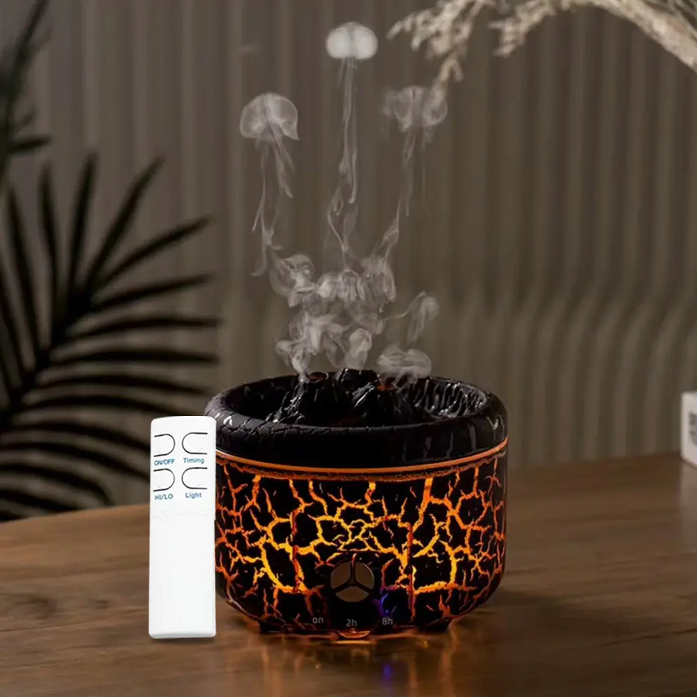 500ml Electronic Aromatherapy Humidifier - Fragrance Aroma Humidifier & Aromatherapy Diffuser, Wireless Remote Control, 2 Mist Modes, Easy to Use, for Bedroom, Compact Home Office Use