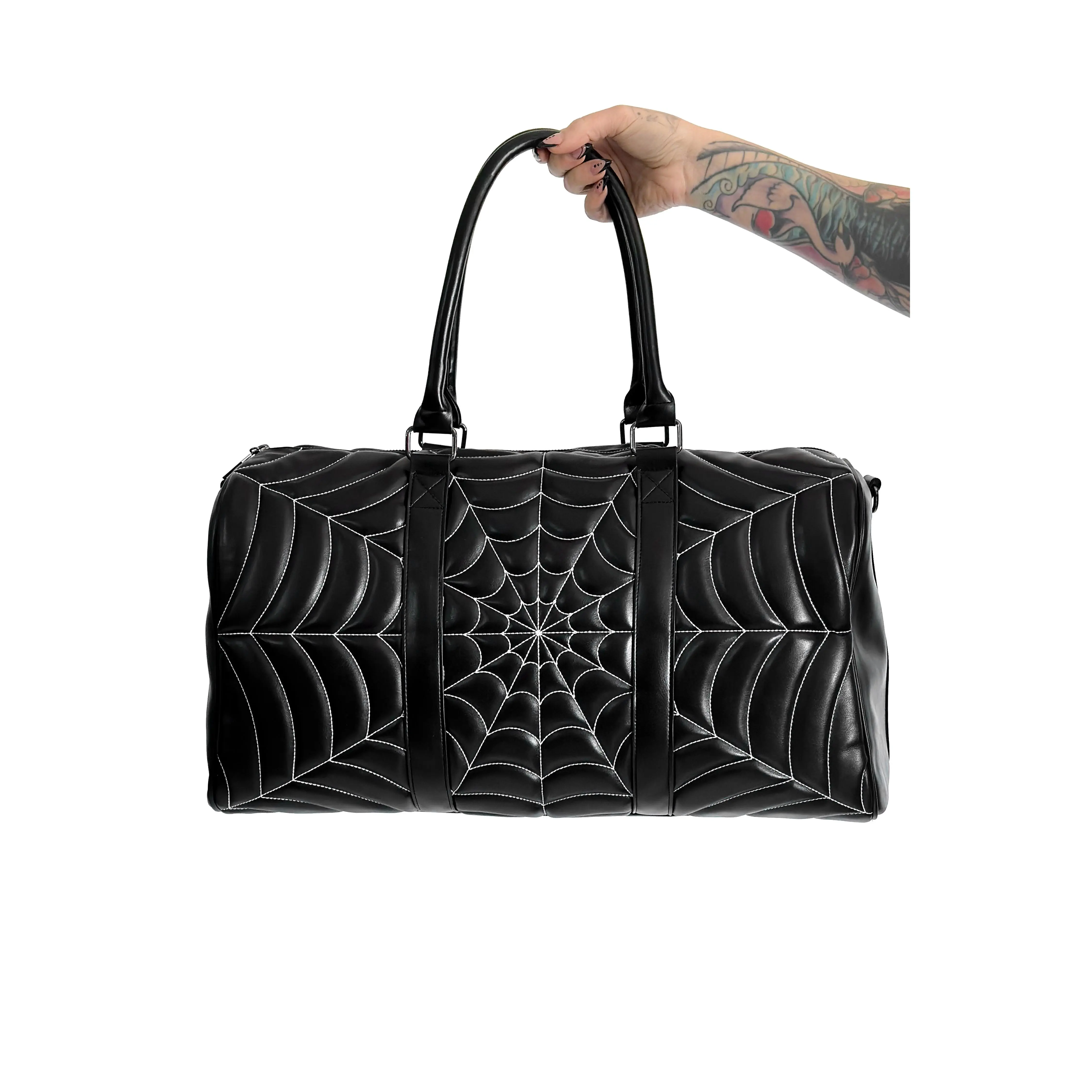 Web Weekender Bag - Black/White Web Weekender Bag - Black/White