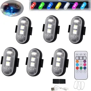 Outdoor Led Aircraft Strobe Lights - Wireless LED Flash Position for Aircraft, Helicopter, Car, Bicycle, Party, and Christmas Use
