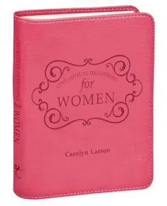 USED-One-Minute Devotions for Women Pink Faux Leather by Larsen, Carolyn (Leather Bound)