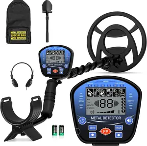 Upgraded Metal Detector for Adults Professional, Easy to Use, Waterproof Search Coil with Backlight LCD, 5 Modes Gold Detector, High Accuracy DSP Chip System for Beach/Gold Hunting Tools