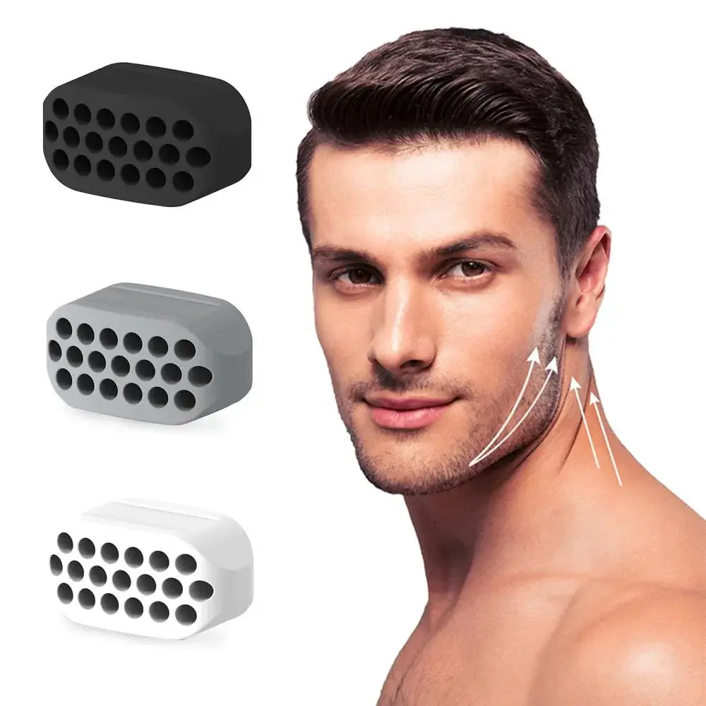 3-Level Jaw Exerciser for Men and Women, Silicone Jaw Training Tool, Adjustable Resistance for Beginner to Advanced Users