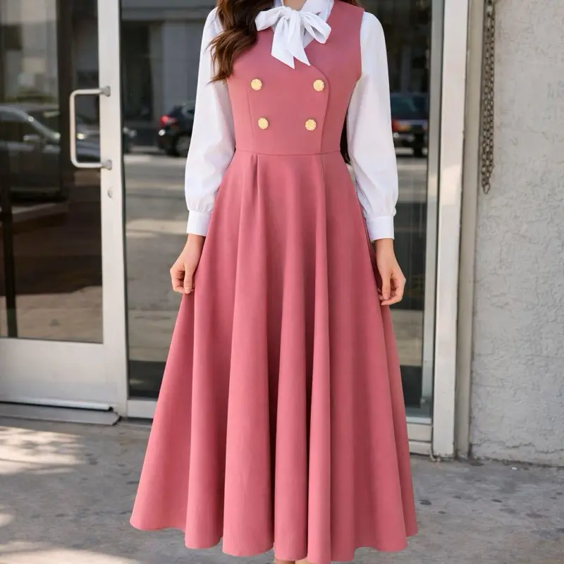 Overol color Pink