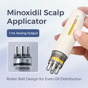 Cavbrook Portable Minoxidil applicator Hair Oil Applicator,Minoxidil scalp applicator Hair Oil Massage Comb, Hair Care Tool for All Hair Types, Heatless Styling Tool for Women & Men, Hair Styling Combs Scalpmassager